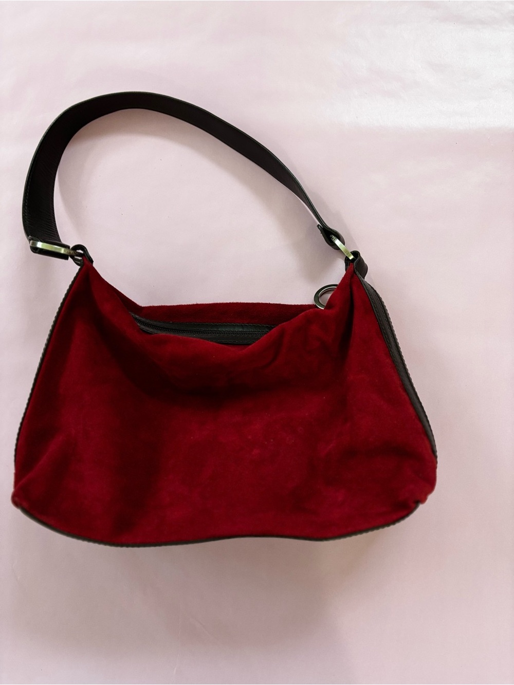 Cole Haan Red Suede Shoulder Bag